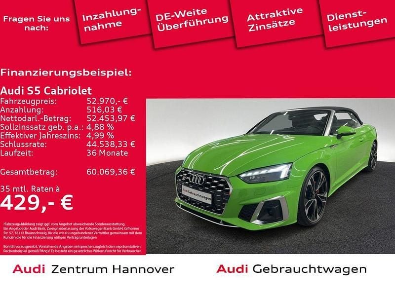 Individuallackierungen audi exclusive Gebraucht 2023 Audi S5 Cabriolet Ambiente Cabrio | 51.850 € (Guter Preis) - Bild 1/4