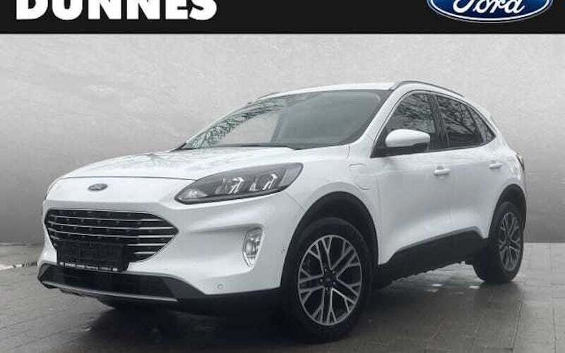 Frostweiß Gebraucht 2021 Ford Kuga Titanium SUV | 23.670 € (Guter Preis) - Bild 1/4