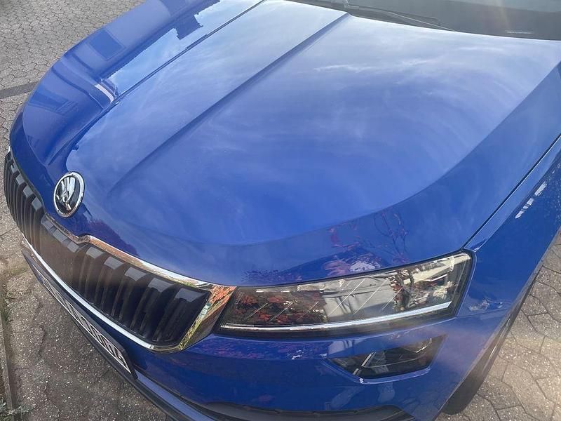 Gebraucht Skoda Karoq Clever 110 PS (80 kW) 2021 Blau SUV