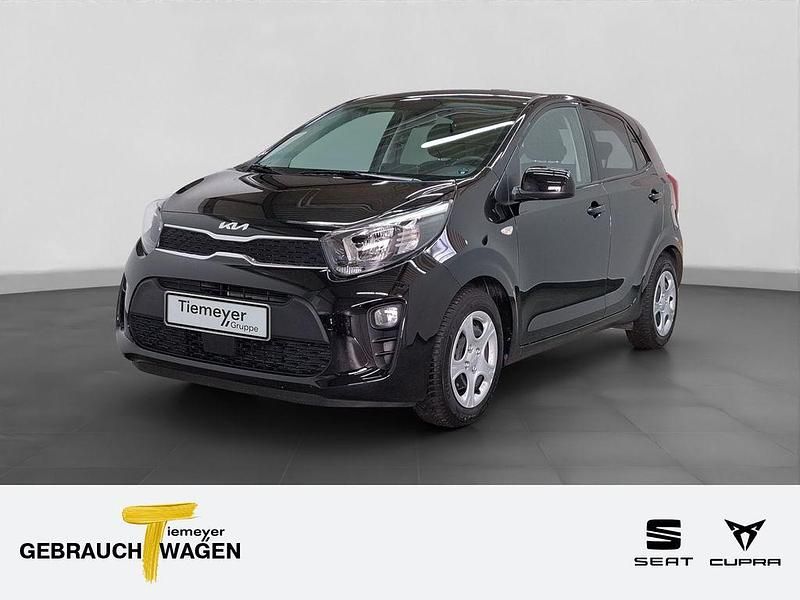 Auroraschwarz met. Gebraucht 2023 Kia Picanto Vision Kleinwagen | 14.680 € (Fairer Preis) - Bild 1/4