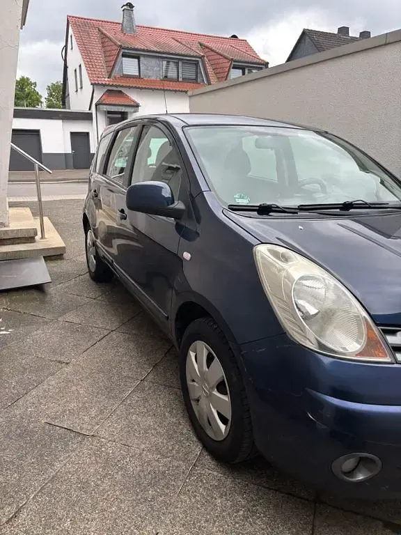 Gebraucht Nissan Note Visia 88 PS (64 kW) 2008 Blau Kleinwagen