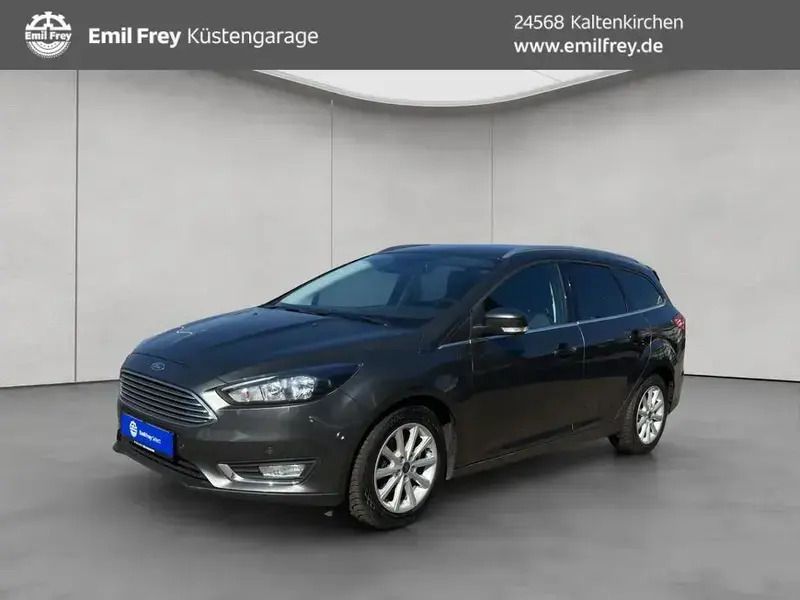 Grau Gebraucht 2018 Ford Focus Titanium Kombi | 11.450 € (Fairer Preis) - Bild 1/4