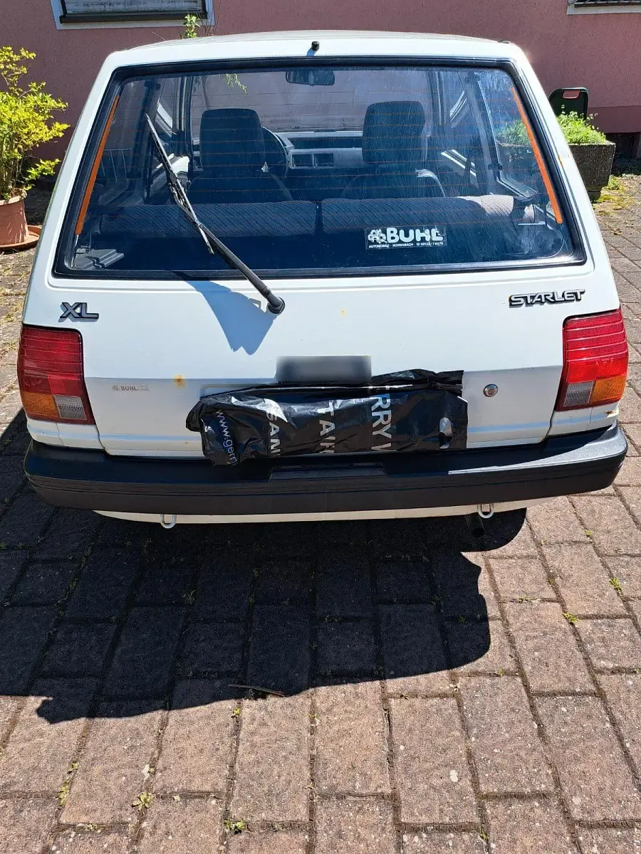 Gebraucht Toyota Starlet 1987 Weiß Kleinwagen