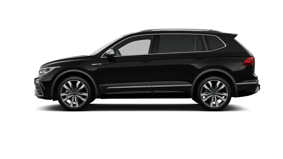 Gebraucht VW Tiguan Allspace R-line 200 PS (147 kW) 2024 Deep black perleffekt (schwarz) SUV