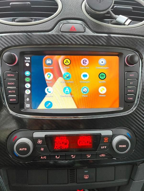 Gebraucht Ford Focus 101 PS (74 kW) 2008 Blau Kleinwagen