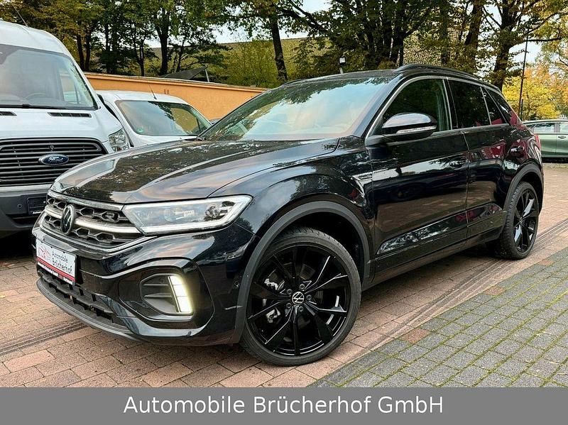 Schwarz Gebraucht 2024 VW T-Roc R-line SUV | 33.990 € (Fairer Preis) - Bild 1/4