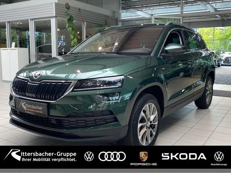 Grün Gebraucht 2021 Skoda Karoq Clever SUV | 23.490 € (Fairer Preis) - Bild 1/4