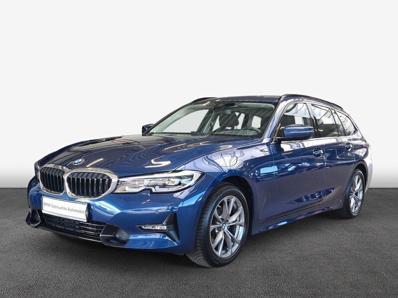 Blau Gebraucht 2021 BMW 320 Sport Line Limousine | 29.270 € (Fairer Preis) - Bild 1/4