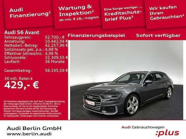 Daytonagrau perleffekt Gebraucht 2021 Audi S6 Ambiente Kombi | 52.700 € (Guter Preis) - Bild 1/3