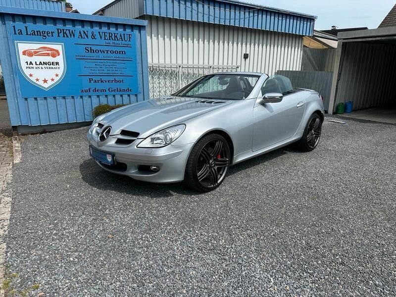 Silber Gebraucht 2004 Mercedes SLK350 Cabrio | 8.850 € (Superpreis) - Bild 1/4