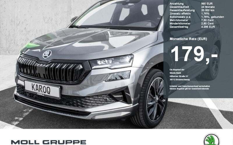 Grau Neu 2025 Skoda Karoq SportLine SUV | 35.980 € (Fairer Preis) - Bild 1/4