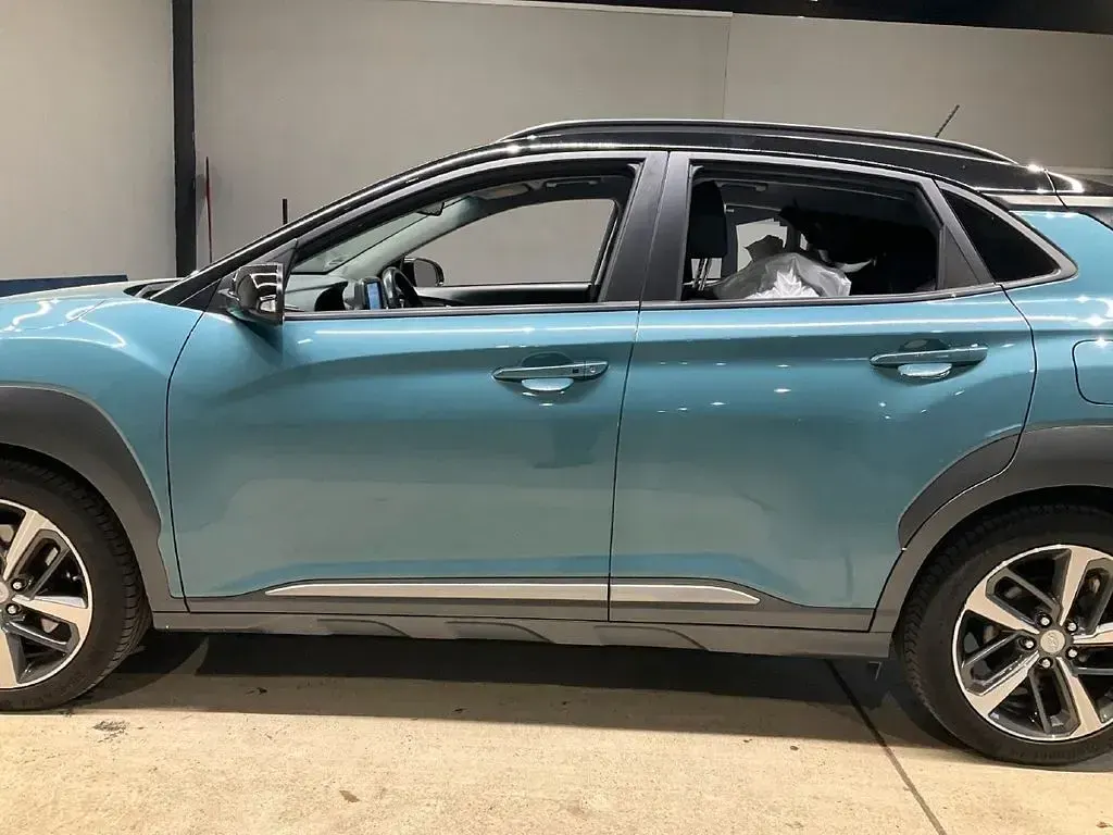 Gebraucht Hyundai Kona Premium 177 PS (130 kW) 2018 Blau SUV