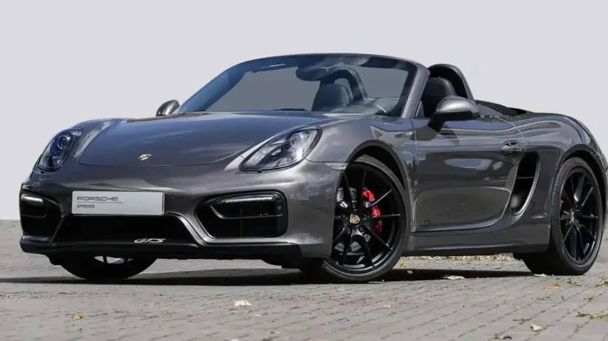 Second-hand Porsche Boxster 330 CP (242 kW) 2015 Gri Cabrio