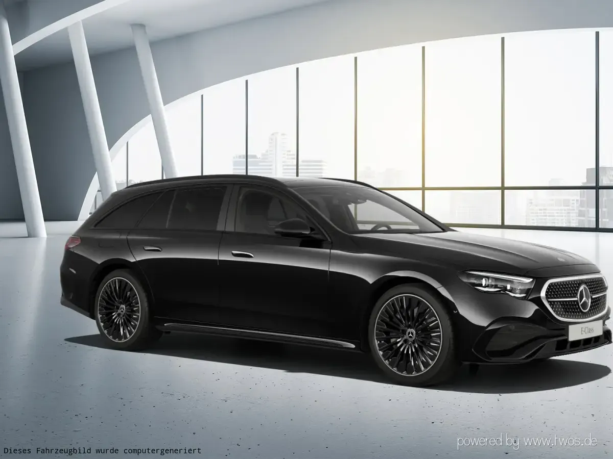 Gebraucht Mercedes E220 AMG 197 PS (144 kW) 2025 Unilack schwarz Kombi