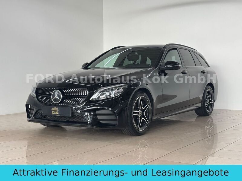 Schwarz Gebraucht 2019 Mercedes C300 AMG Kombi | 25.990 € (Guter Preis) - Bild 1/4