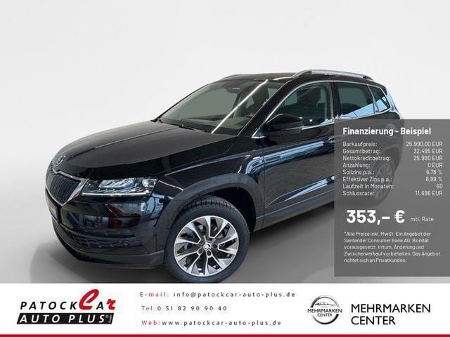 Schwarz Gebraucht 2021 Skoda Karoq Clever SUV | 24.790 € (Guter Preis) - Bild 1/4