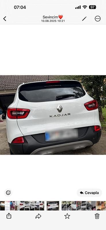 Gebraucht Renault Kadjar 132 PS (97 kW) 2017 Weiß SUV