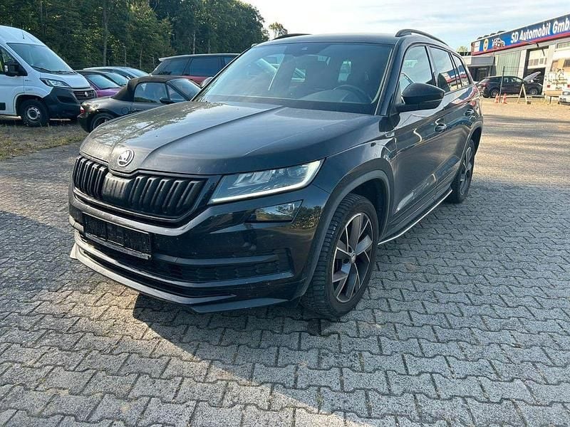 Schwarz Gebraucht 2020 Skoda Kodiaq SportLine SUV | 20.999 € (Guter Preis) - Bild 1/4