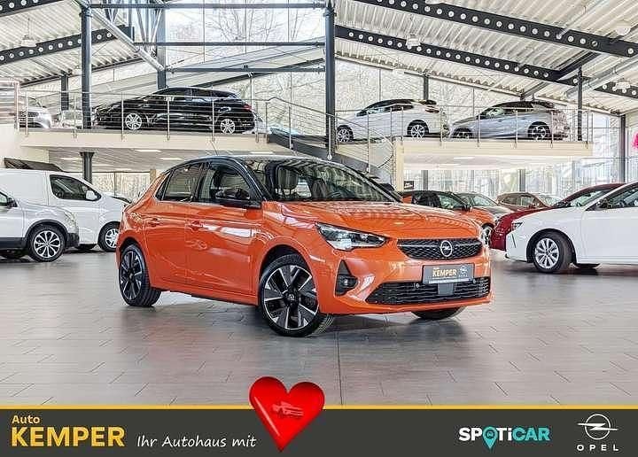 Orange Gebraucht 2021 Opel Corsa-e Ultimate Kleinwagen | 17.350 € (Fairer Preis) - Bild 1/4