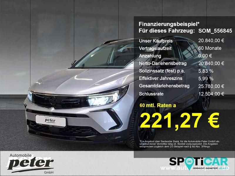 Kontrast grau/ quarz silber Gebraucht 2023 Opel Grandland X GS Line SUV | 21.840 € (Fairer Preis) - Bild 1/2