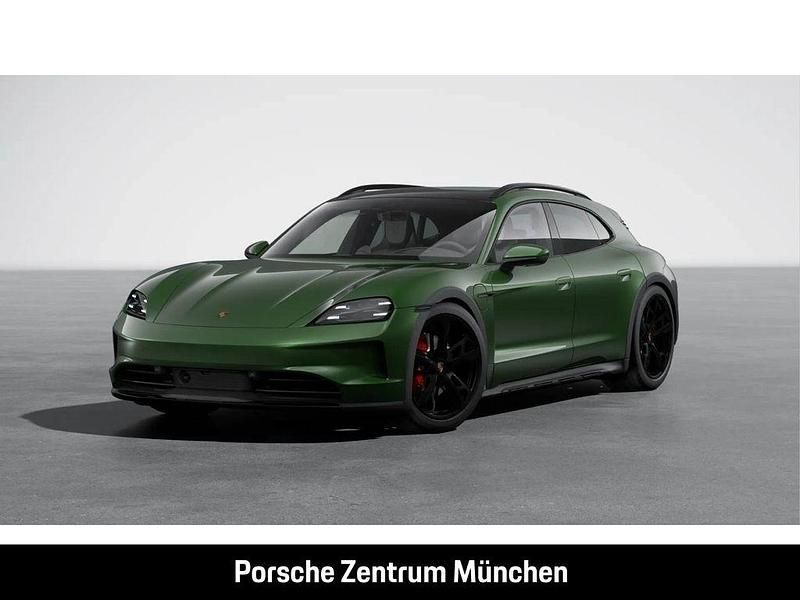 Oakgrünmetallic neo Gebraucht 2025 Porsche Taycan 4S Cross Turismo Limousine | 129.000 € - Bild 1/4