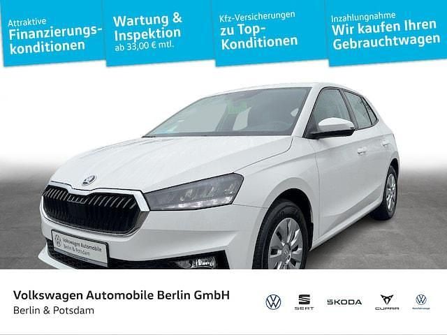 Weiß Gebraucht 2024 Skoda Fabia Essence Kleinwagen | 17.740 € (Fairer Preis) - Bild 1/4