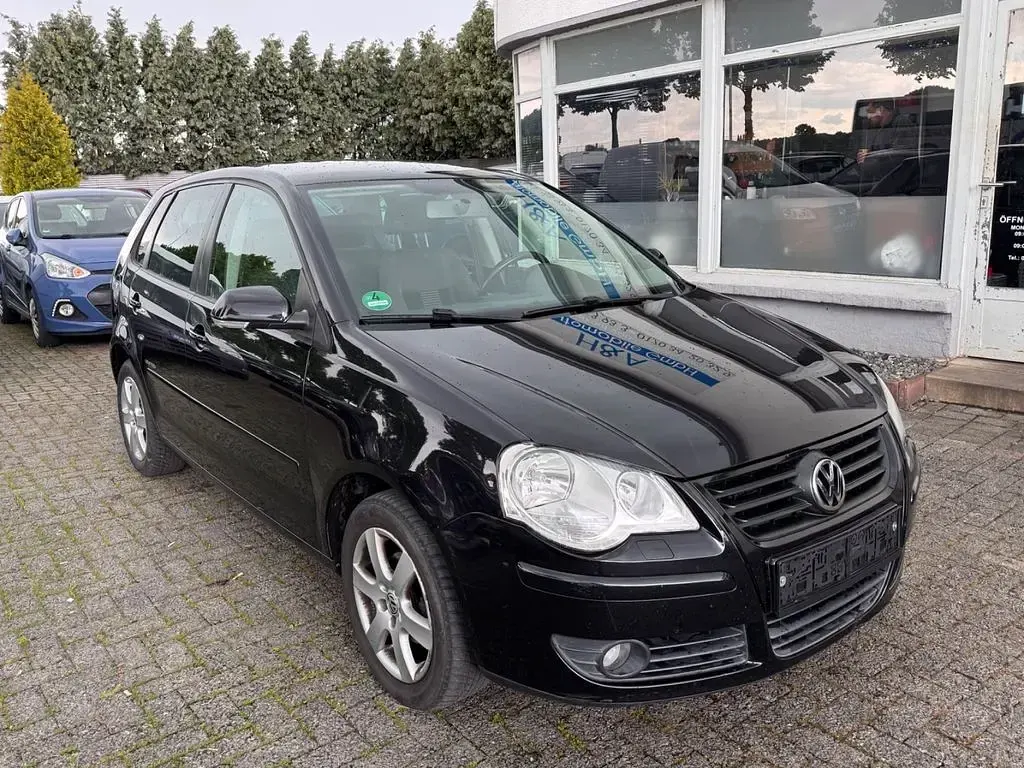 Gebraucht VW Polo United 60 PS (44 kW) 2008 Schwarz Kleinwagen