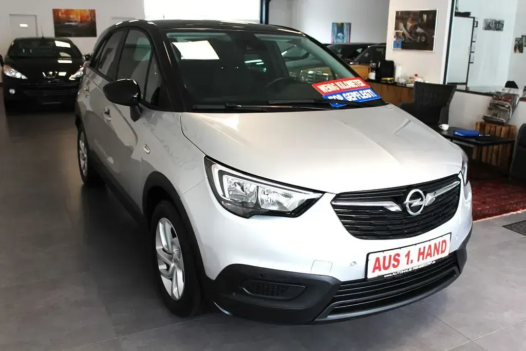 Gebraucht Opel Crossland Edition 82 PS (60 kW) 2017 Silber SUV