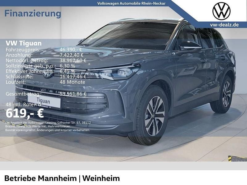 Neu VW Tiguan 150 PS (110 kW) 2025 Grau SUV
