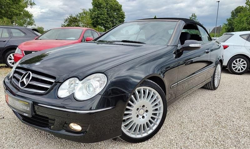 Schwarz Gebraucht 2008 Mercedes CLK200 Cabrio | 6.400 € (Superpreis) - Bild 1/4
