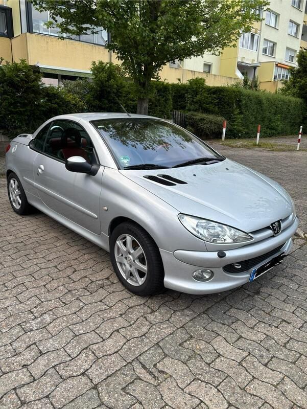 Silber Gebraucht 2003 Peugeot 206 CC Cabrio | 450 € (Guter Preis) - Bild 1/4