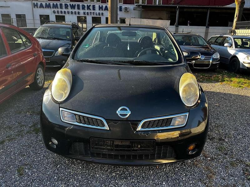 Schwarz Gebraucht 2008 Nissan Micra Cabrio | 1.750 € - Bild 1/4