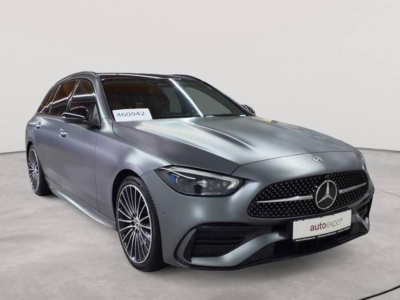 Designo selenitgrau magno Gebraucht 2021 Mercedes C300 AMG line Kombi | 33.990 € (Fairer Preis) - Bild 1/4