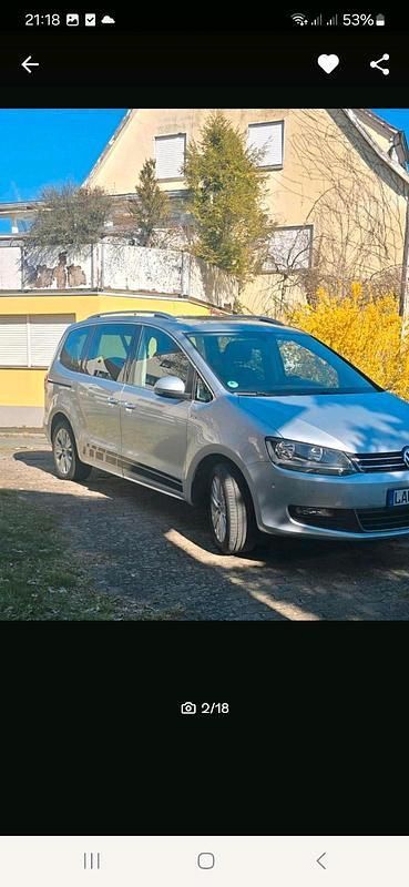 Silber Gebraucht 2013 VW Sharan Van / Kleinbus | 11.750 € (Fairer Preis) - Bild 1/4