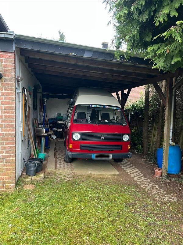Usata VW Transporter 57 CV (41 kW) 1987 Rosso Furgone