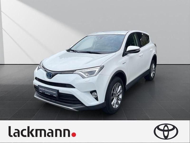 Weiss Gebraucht 2018 Toyota RAV4 Hybrid Team SUV | 21.890 € (Superpreis) - Bild 1/4