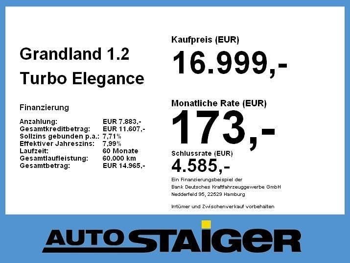 Gebraucht Opel Grandland X Elegance 131 PS (96 kW) 2024 Lack grau artense/metallic klarlack SUV