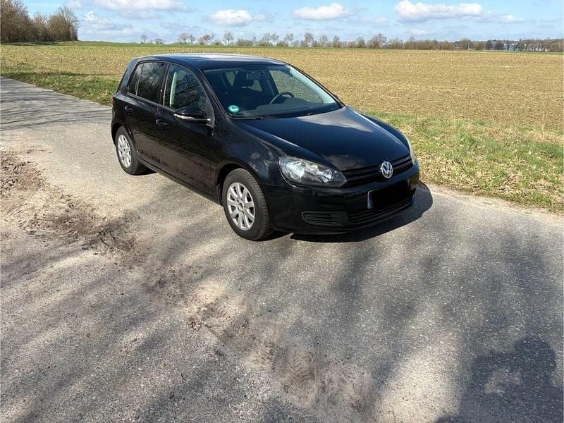 Gebraucht VW Golf VI Trendline 80 PS (58 kW) 2010 Schwarz Kleinwagen