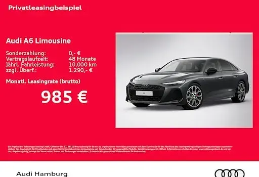 Neu Audi A6 Ambiente 367 PS (269 kW) 2026 Grau Limousine