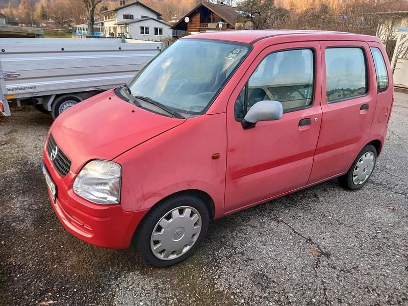 Rot Gebraucht 2001 Opel Agila Elegance Kleinwagen | 500 € (Fairer Preis) - Bild 1/4