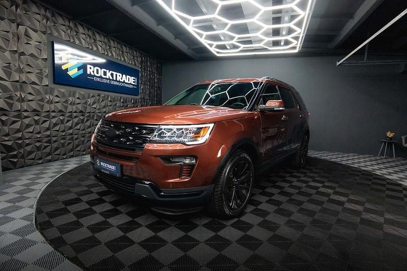 Gebraucht Ford Explorer Limited 294 PS (216 kW) 2018 Orange SUV