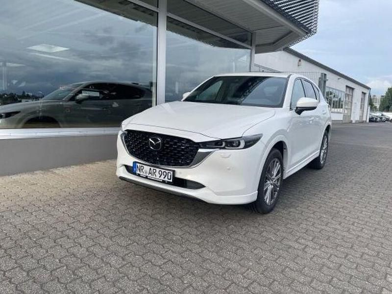 Rhodium white Gebraucht 2024 Mazda CX-5 Takumi-Line SUV | 42.990 € (Etwas zu teuer) - Bild 1/4