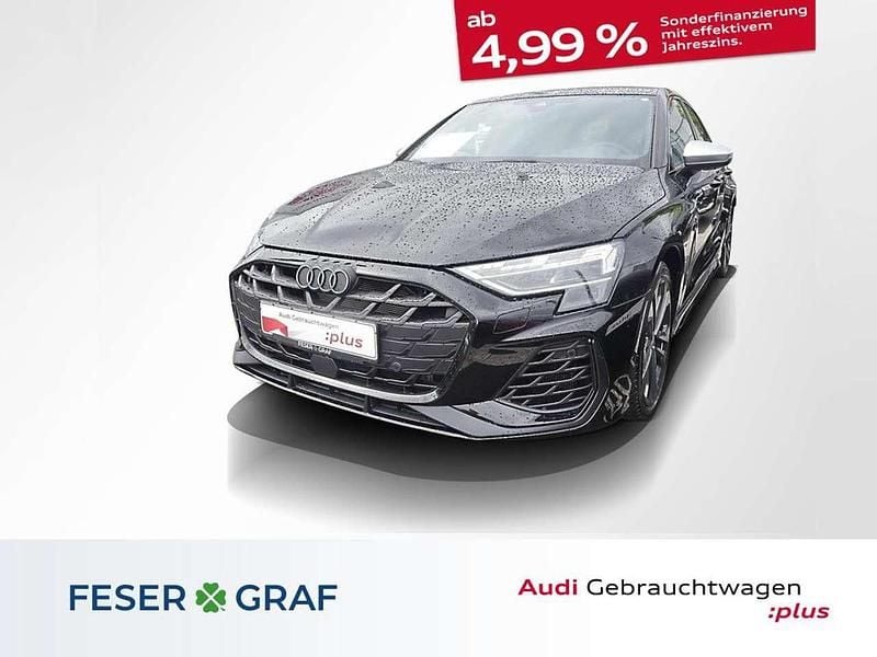 Mythosschwarz metallic Gebraucht 2024 Audi S3 Ambiente Limousine | 47.980 € (Guter Preis) - Bild 1/4