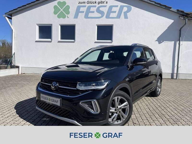 Deep black perleffekt Gebraucht 2024 VW T-Cross R-line SUV | 24.440 € (Fairer Preis) - Bild 1/4