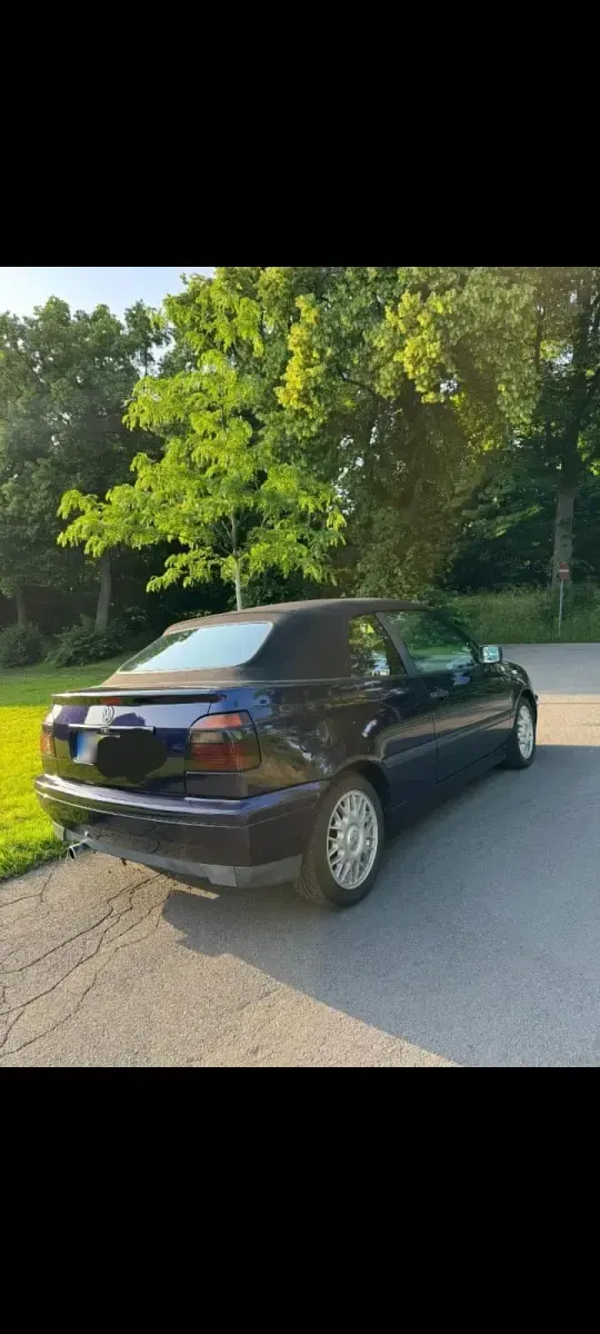 Gebraucht VW Golf Cabriolet 90 PS (66 kW) 1994 Blau Cabrio