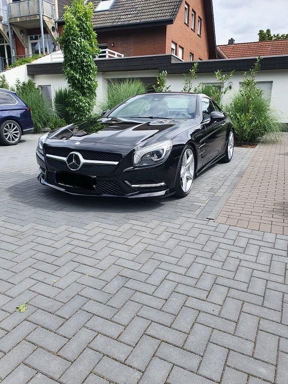 Schwarz Gebraucht 2012 Mercedes SL350 AMG Cabrio | 45.900 € - Bild 1/4