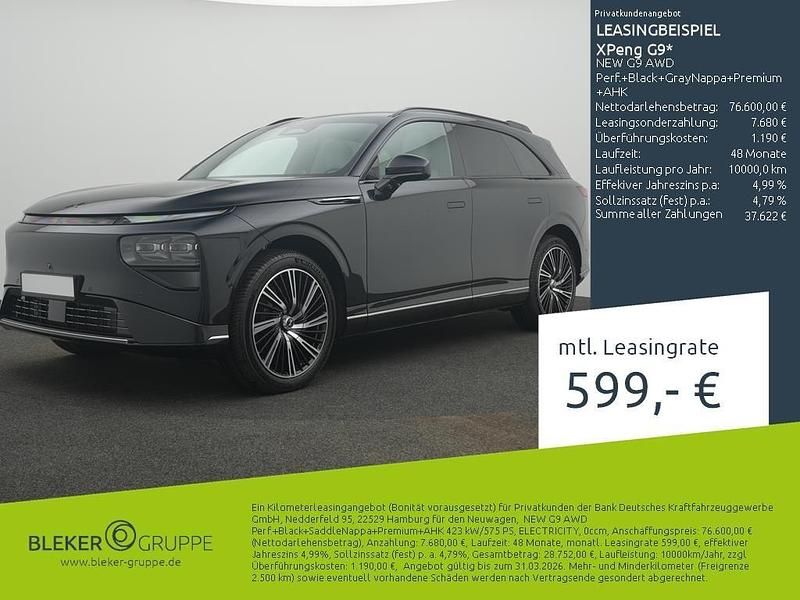 Neu XPENG G9 422 kW (575 PS) 2026 Midnight black SUV