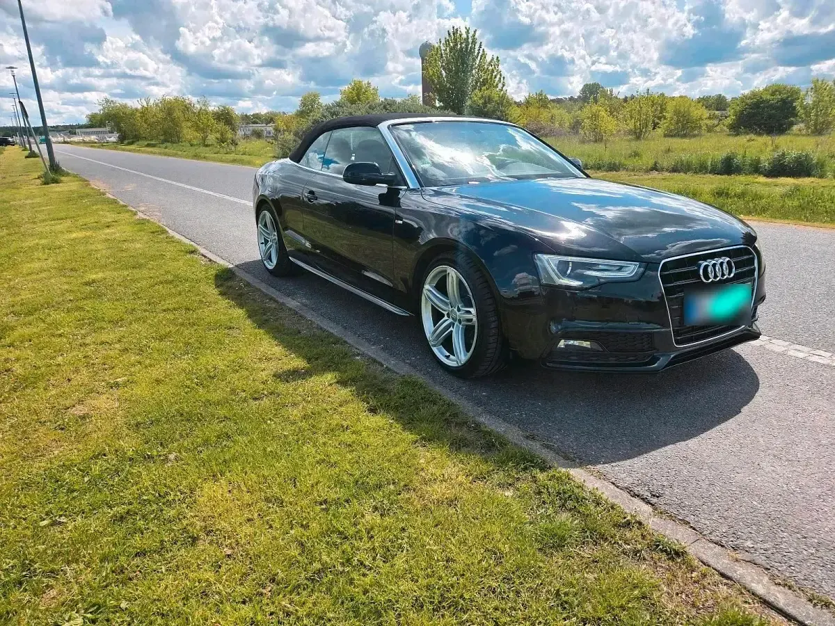 Usata Audi A5 Cabriolet S-Line 204 CV (150 kW) 2013 Nero Cabrio