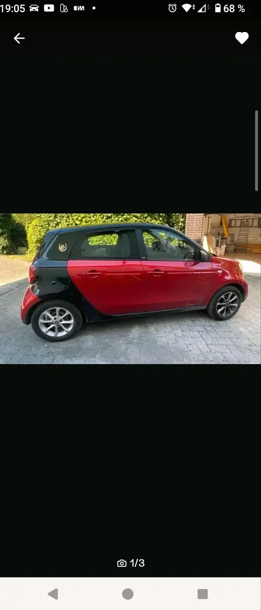 Gebraucht Smart ForFour Basis 90 PS (66 kW) 2017 Rot Kleinwagen