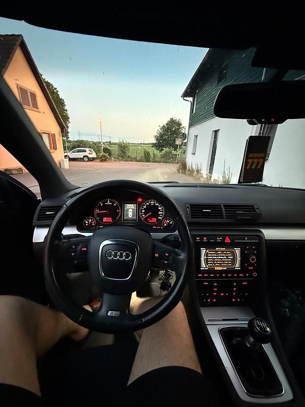 Blau Gebraucht 2008 Audi A4 S-Line Limousine | 3.450 € (Guter Preis) - Bild 1/4